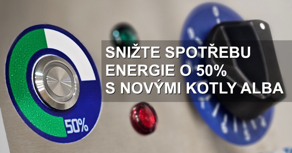 Snižte spotřebu energie o 50% s novými kotli